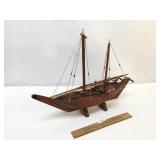 Wood or Wooden Boat or Ship, Vintage