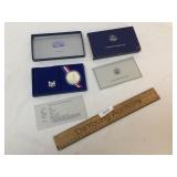 1986 Liberty Silver Dollar in Case