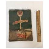 Texaco Automobile Lubrication Guide, Vintage