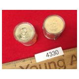 Lot of 24 US President Presidential Coins, Adams a