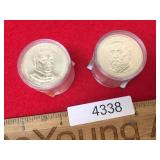 Lot of 24 US President Presidential Coins, Clevela