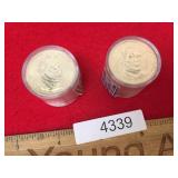 Lot of 24 US President Presidential Coins, Clevela