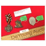 Lot of 3 German Military Pins