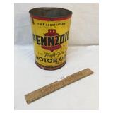 Pennzoil Motor Oil Can, Vintage