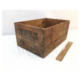 The Book of Knowledge Wood Crate, Vintage or Antiq