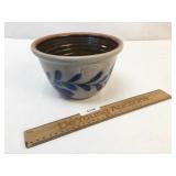 Salmon Falls Stoneware Blue Decorated Bowl