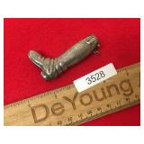 Match Safe, Cowboy Boot, Antique