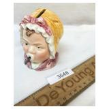 Penny, Dime or Coin Bank, Baby with Pacifier, Anti