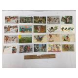 Lot of 20 Postcards, Military, Vintage or Antique