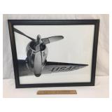 Red Robin Restaurant Print, USAF Airplane Wing