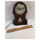 Mastercrafters Clock, Girl on Swing, Vintage