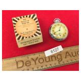 Ingraham Pocket Watch in Original Box, Vintage