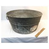 Galvanized Wash Tub, Vintage or Antique