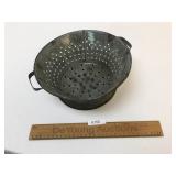 Strainer, Graniteware or Enamelware, Antique