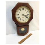 Wall Clock, by Arthur Pequegnat, Antique