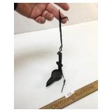 Whale Oil Betty Lamp, Antique