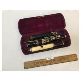 Flute in Hard Sided Case, Antique