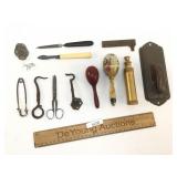 Lot of 12 Items, Smalls, Antique