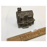 Coin, Dime or Penny Bank, Cottage House, Antique