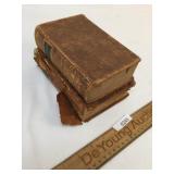 Lot of 2 Leather Bound Bibles, Antique