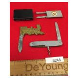 Lot of 3 Folding Pocket Knives