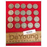 Lot of 20 Buffalo Nickels