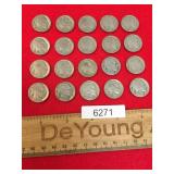Lot of 20 Buffalo Nickels