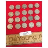 Lot of 20 Buffalo Nickels