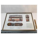 Print, Glasgow Trancar No. 585, Train Related