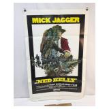 Movie Poster, Mick Jagger as Ned Kelly, Vintage