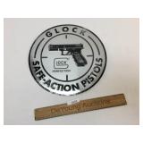 Glock Pistols Metal Sign