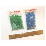 Lot of 110 Exotic Glass Marbles by Five Star Brand