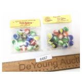 Lot of 29 Marbles, Dairy Advertising, NOS, Vintage