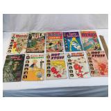 Lot of 10 Comic Books, Vintage