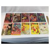 Lot of 10 Comic Books, Vintage