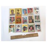 Lot of 15 Baseball Trading Cards, Vintage