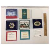 Lot of 2 White House Christmas Ornaments + World W