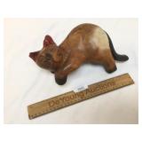 Carved Wood Cat