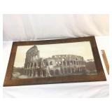 Print, The Colosseum, Rome Italy, Antique