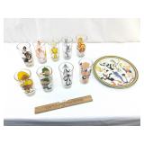 Lot of 9 Character Glasses, Bugs Bunny and Friends