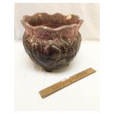 Jardiniere, Pink and Brown, Antique