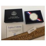 US Coin, 1991 USO Silver Dollar