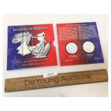 Legacies of Freedom Set, Two Silver Coins, 1993 Am