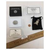 US Coin Lot, 2011 Army Half Dollar and 1998 Penny