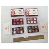 Lot of 2 US Coin Silver Proof Sets