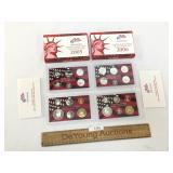 Lot of 2 US Coin Silver Proof Sets