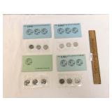 Lot of 4 US Coin Sets, 1980 Susan B. Anthony Dolla