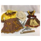 Sally Starr, Dale Evans Outfits with Guns, Vintage
