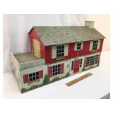 Dollhouse, Tin Lithographed, by Marx, Vintage