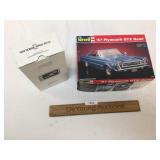 Plastic Model Kit and Promo Car